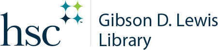 H S C Gibson D. Lewis Library logo