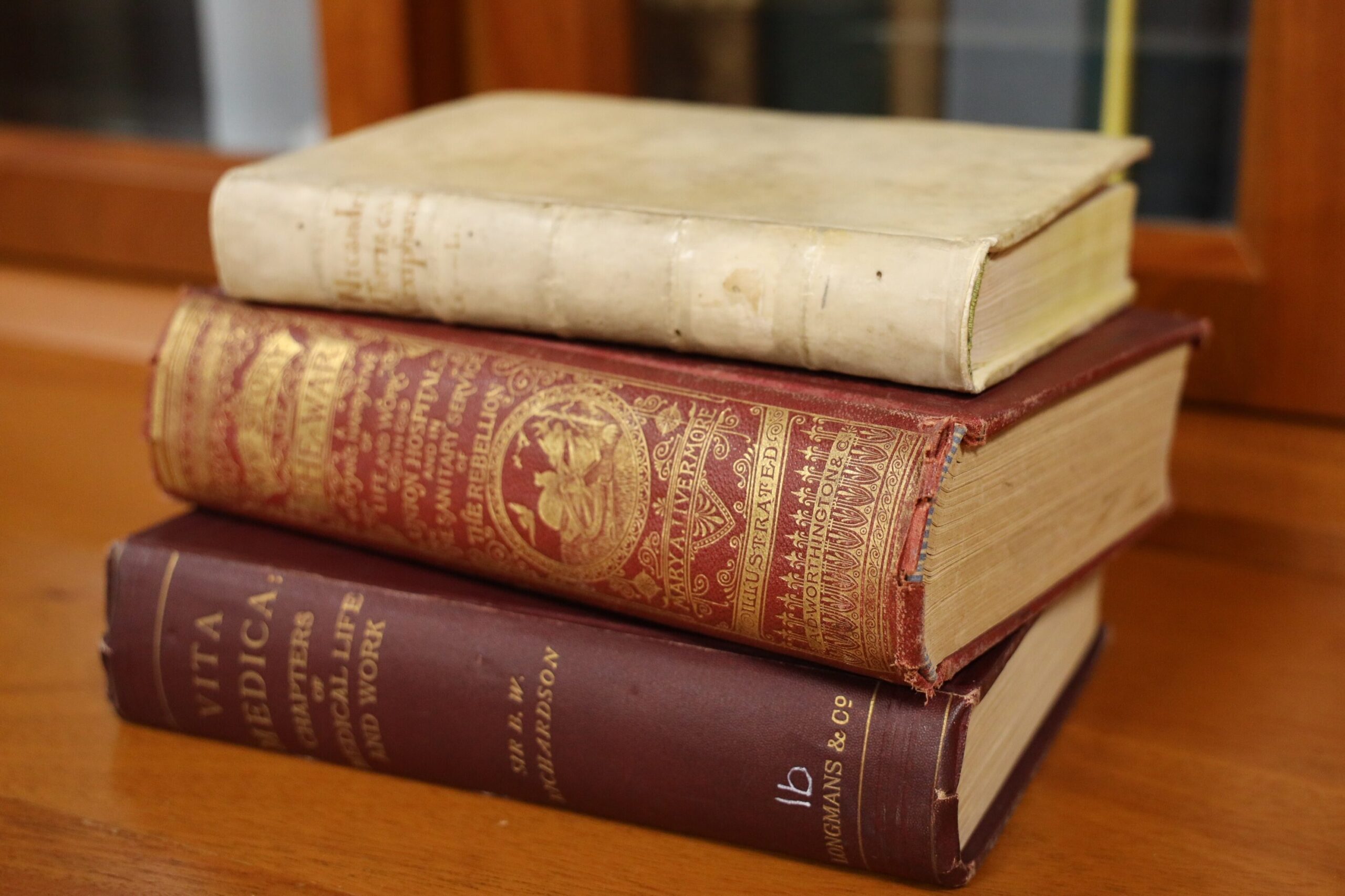 A selection of books from the Rare Book Collection.