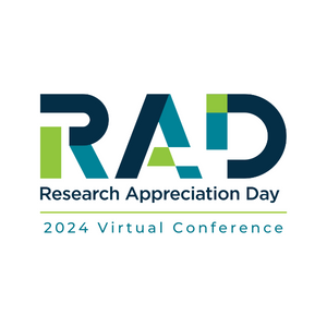Research Appreciation Day logo. "2024 Virtual Conference"