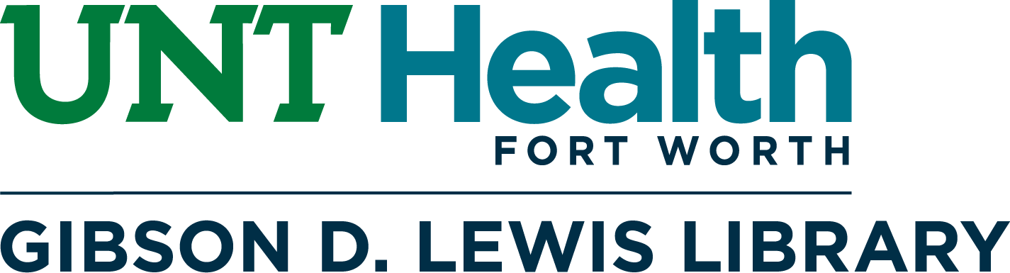 U N T Health Fort Worth | Gibson D. Lewis Library logo